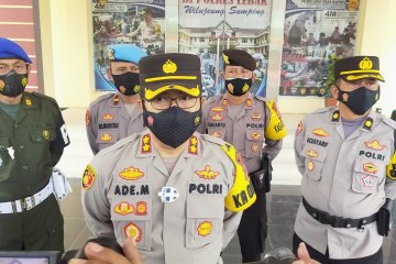 Polres Lebak gelar apel kebangsaan tiga pilar cegah terorisme