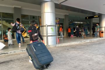 Aktivitas pemudik di Pelabuhan Domestik Sekupang Batam