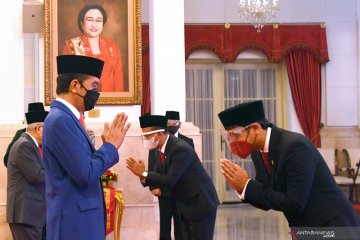Sepekan, Presiden Jokowi lantik menteri hingga deklarasi Partai Ummat