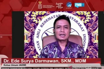 IAKMI berharap pemerintah tetap berlakukan pembatasan kegiatan