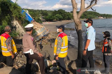 Polda NTB cek proyek revitalisasi kawasan Senggigi alami longsor