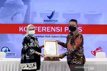 BPOM beri izin penggunaan darurat vaksin Sinopharm