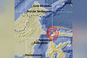 Donggala dan Tolitoli diguncang gempa 4 magnitudo