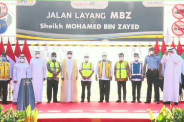 Mohamed Bin Zayed, resmi jadi nama baru tol layang Japek