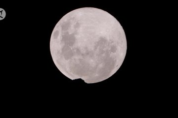 Supermoon menyilaukan langit malam di seluruh Amerika Latin