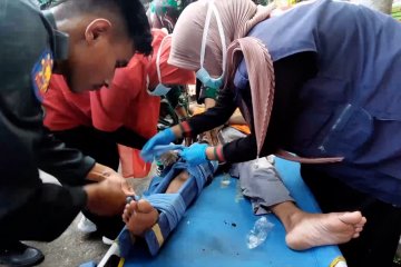 TNI AL bantu tingkatkan kesiapsiagaan warga pesisir Pariaman