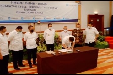 Gubernur Jabar bawa 3 BUMD jajaki kerja sama dengan Krakatau Steel