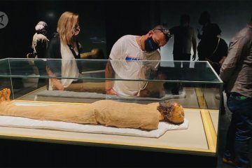 Mesir buka Aula Mumi Firaun untuk pengunjung di museum baru Kairo