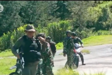 Kontak senjata, 1 anggota Brimob meninggal di Puncak Papua