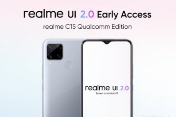 Program akses awal Realme UI 2.0 dirilis untuk C15 Qualcomm Edition