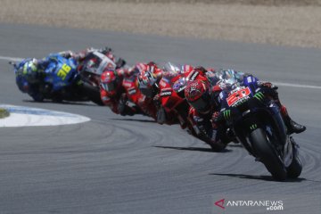 MotoGP Spanyol : Quartararo dan Miller bergantian pimpin balapan