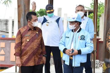 Gubernur resmikan ground breaking BTS bersama Menkominfo