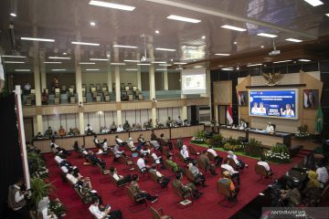 Rakor Penanganan COVID-19 Di Sumsel