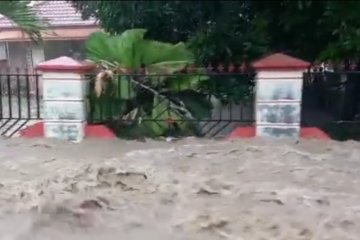 Banjir melanda pemukiman dan sawah di Kabupaten Gorontalo