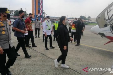 Menhub, Ketua DPR, Kakorlantas pantau Tol Trans Jawa naik helikopter