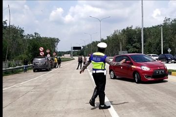 Nekat mudik 25 Kendaraan Paksa di putar balik