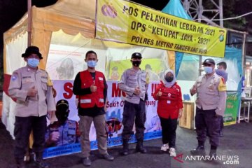 PMI Kota Tangerang siagakan motor respon di jalur penyekatan