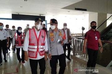 Menhub pantau protokol kesehatan di Terminal Pulogebang