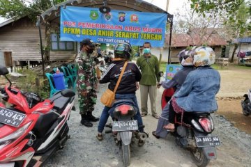 'Jalan tikus' pun dijaga petugas di perbatasan Kalteng-Kalsel