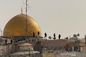 Pengamanan pascabentrok aparat Israel dengan warga sipil Palestina