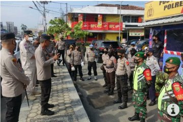 Wakapolda Lampung cek kesiapan pos penyekatan mudik di Lampung Tengah