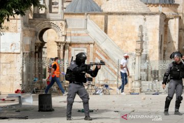 Israel peringati Hari Yerusalem, bentrokan meletus di Masjid Al-Aqsa