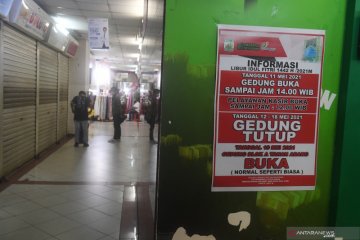 Jakarta kemarin, mal dihentikan hingga hari terakhir Pasar Tanah Abang