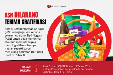 ASN dilarang terima gratifikasi