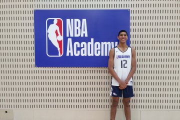 Derrick Michael Xzavierro bergabung dengan NBA Global Academy