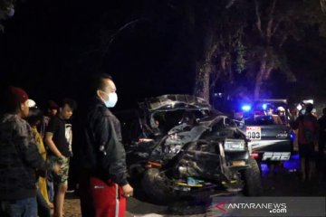 Tabrakan Kijang lawan bus di Temanggung renggut dua korban meninggal