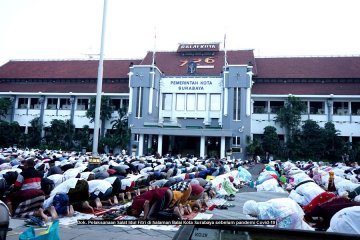 Shalat Id di zona oranye Surabaya dibatasi kapasitasnya 15 persen