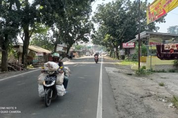 H-1 Lebaran, ruas jalan Bypass Rangkasbitung lengang lancar