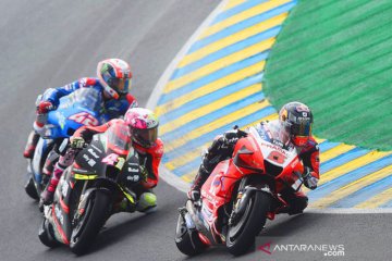 Zarco tegaskan kecepatan Ducati dalam sesi latihan kedua GP Prancis