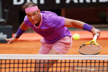 Nadal rebut gelar ke-10 Italian Open melalui kemenangan atas Djokovic