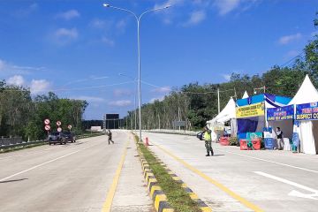 Dua hari usai Lebaran, Tol Trans Sumatera sepi