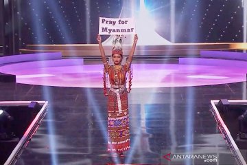 Kisah kontestan Myanmar serukan perjuangan di Miss Universe 2020