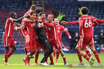 Liga Inggris: Kiper Liverpool Alisson sumbang gol kalahkan West Bromwich Albion 2-1