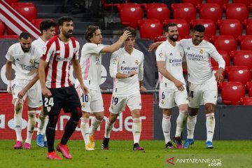 Menang atas Bilbao, Real Madrid tetap bertarung hingga pekan terakhir