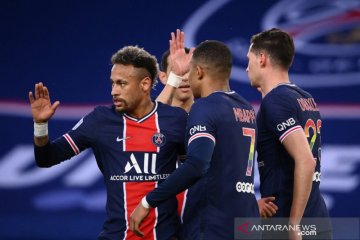 Peluang juara PSG terbuka lagi setelah Lille diimbangi Saint-Etienne