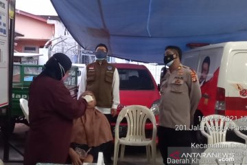 Polsek Cengkareng laksanakan rapid antigen kepada 12 pemudik