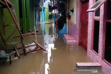 Permukiman warga di Kebon Pala terendam banjir hingga dua meter