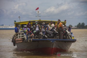 Arus balik mudik jalur sungai di Banjarmasin meningkat