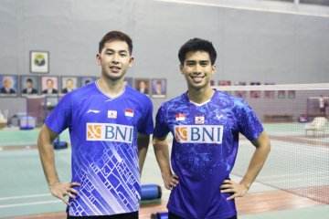 Ganda putra Indonesia belum terhentikan di pembukaan Spain Masters