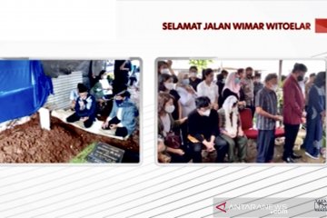 Kerabat sahabat antar jasad Wimar Witoelar sampai ke TPU Tanah Kusir