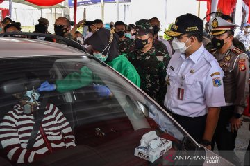 Anies inspeksi posko tes cepat antigen arus balik di Kabupaten Bekasi