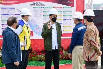 Presiden tinjau proyek jalan tol Pekanbaru - Bangkinang