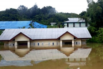 Pedalaman Sungai Kayan Kabupaten Malinau banjir