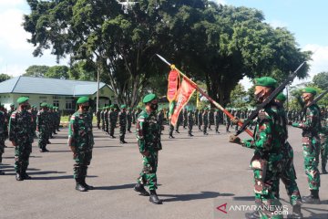 450 prajurit Yonif 144 diberangkatkan ke Kalimantan