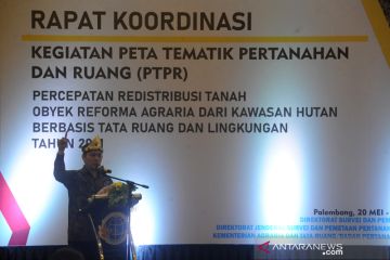 Rakor Peta tematik pertanahan dan ruang