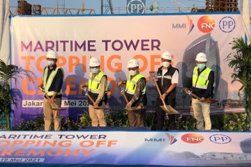 PP lakukan "topping off" Maritime Tower
